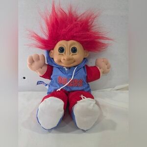 NFL Buffalo Bills Russ 1991 Good Luck Troll Doll  12" in Height Vintage
